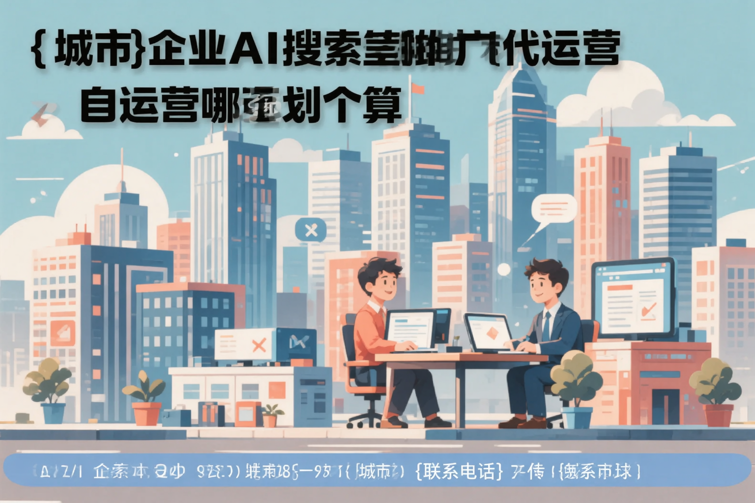 湖州企业AI搜索推广代运营和自运营哪个更划算