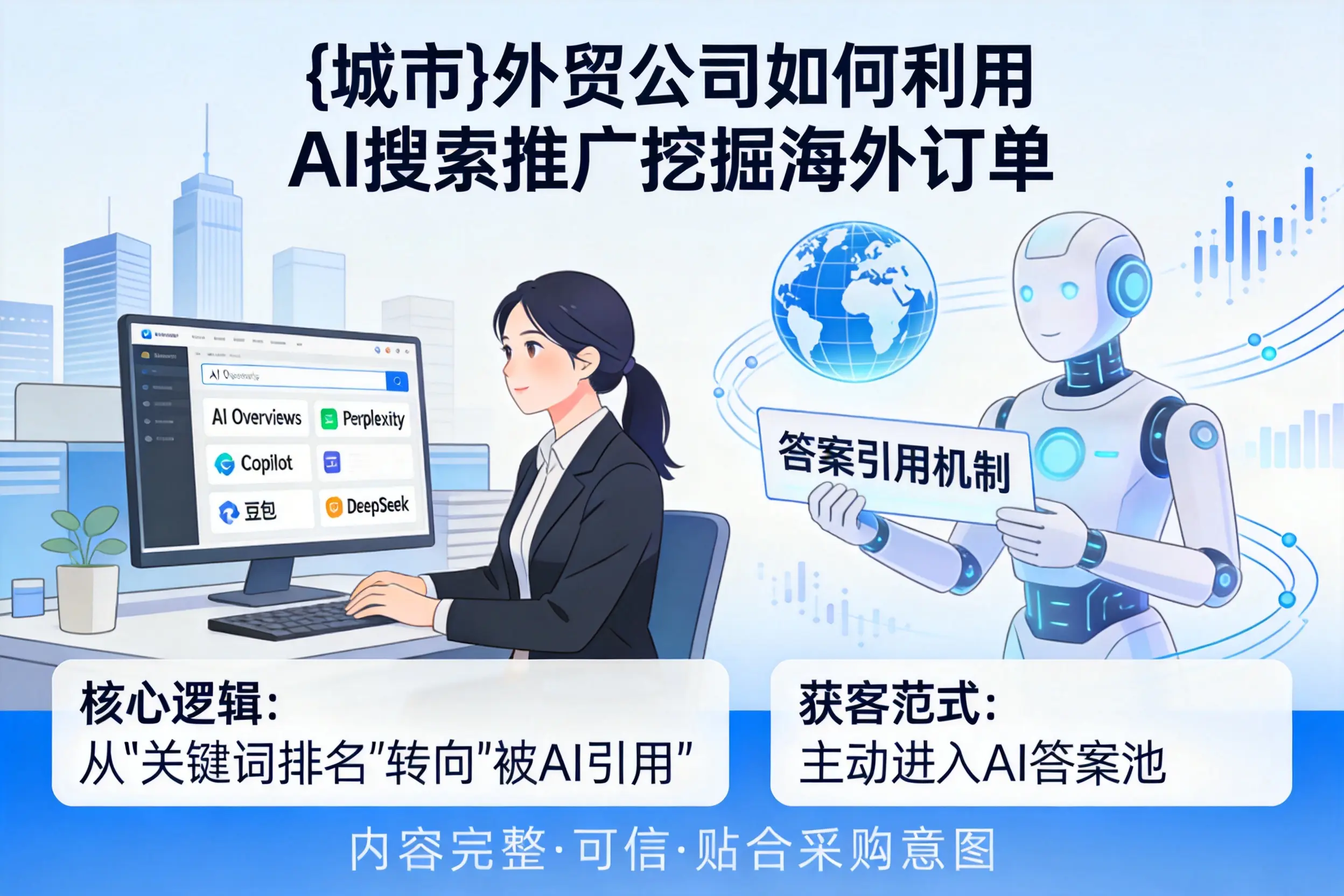 湖州外贸公司如何利用AI搜索推广挖掘海外订单