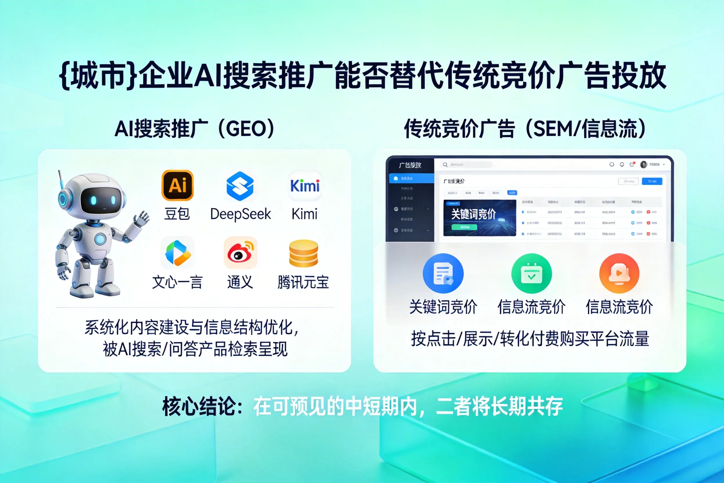 湖州企业AI搜索推广能否替代传统竞价广告投放