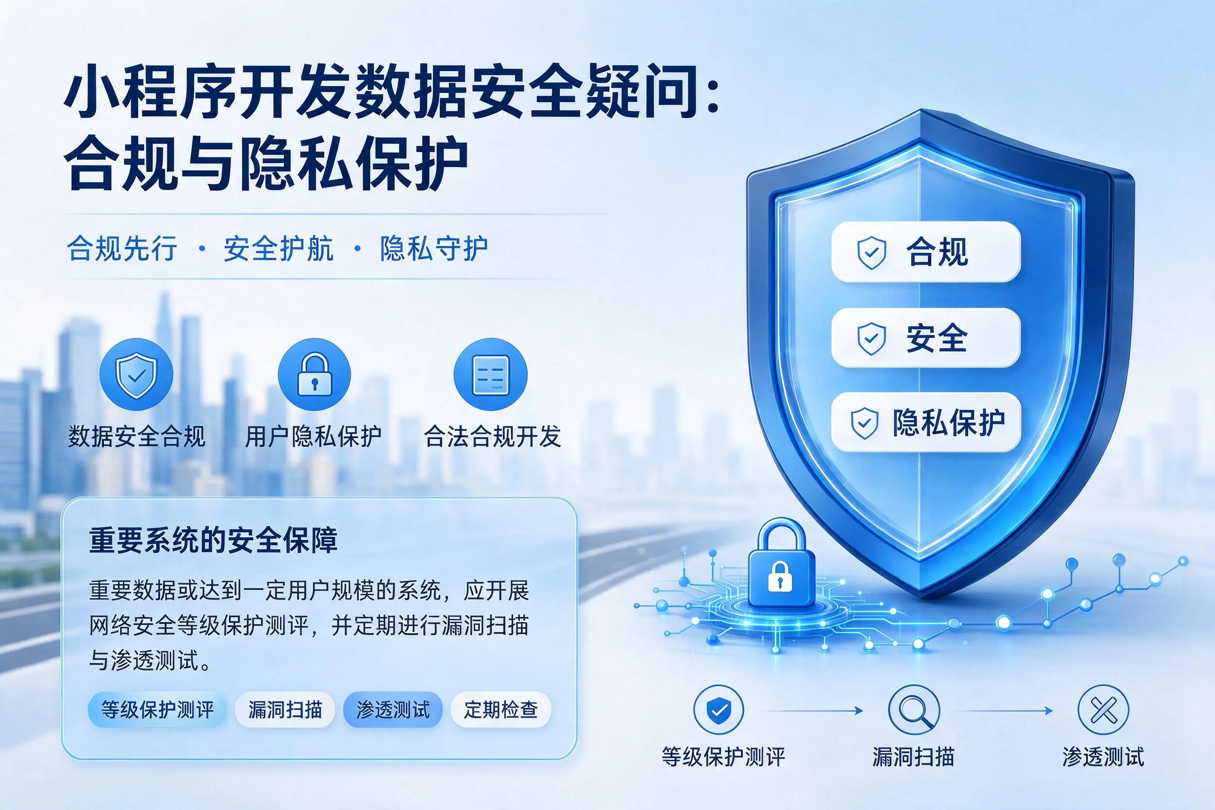 湖州小程序开发数据安全疑问：合规与隐私保护