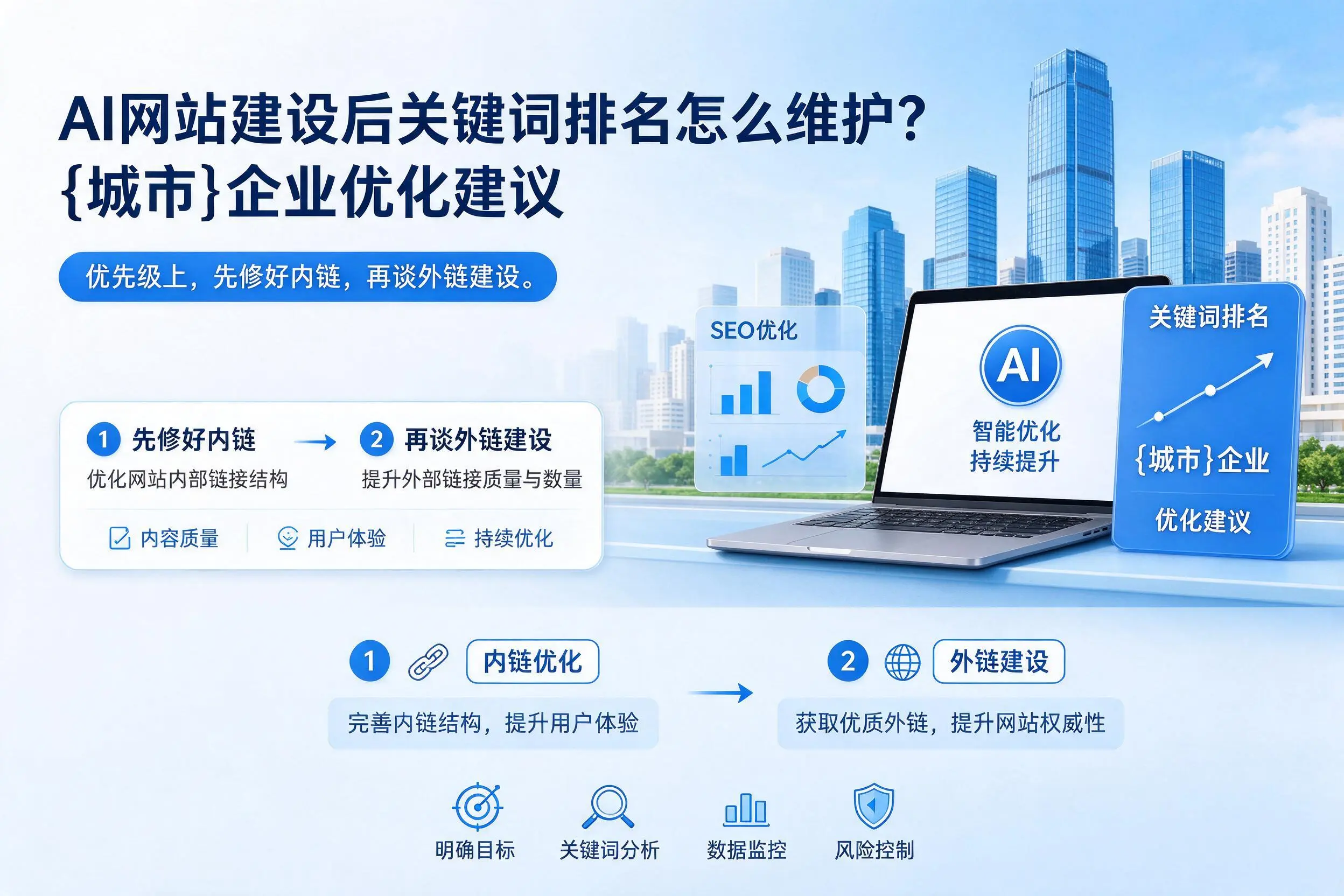 AI网站建设后关键词排名怎么维护?湖州企业优化建议