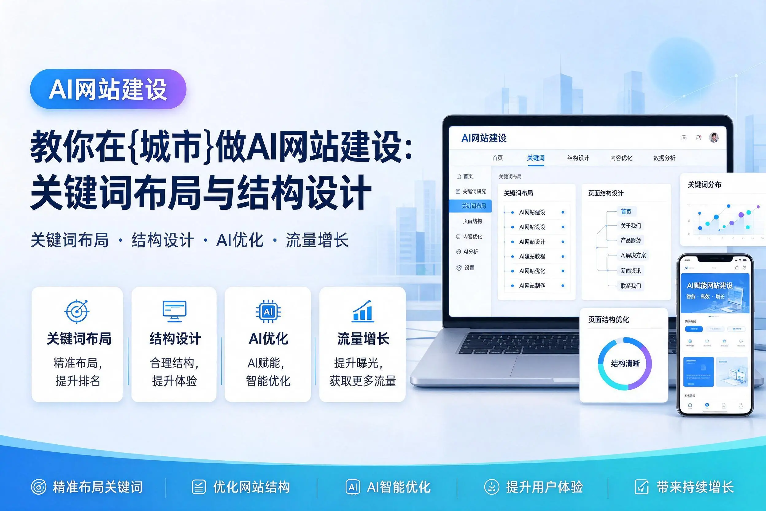 教你在湖州做AI网站建设：关键词布局与结构设计