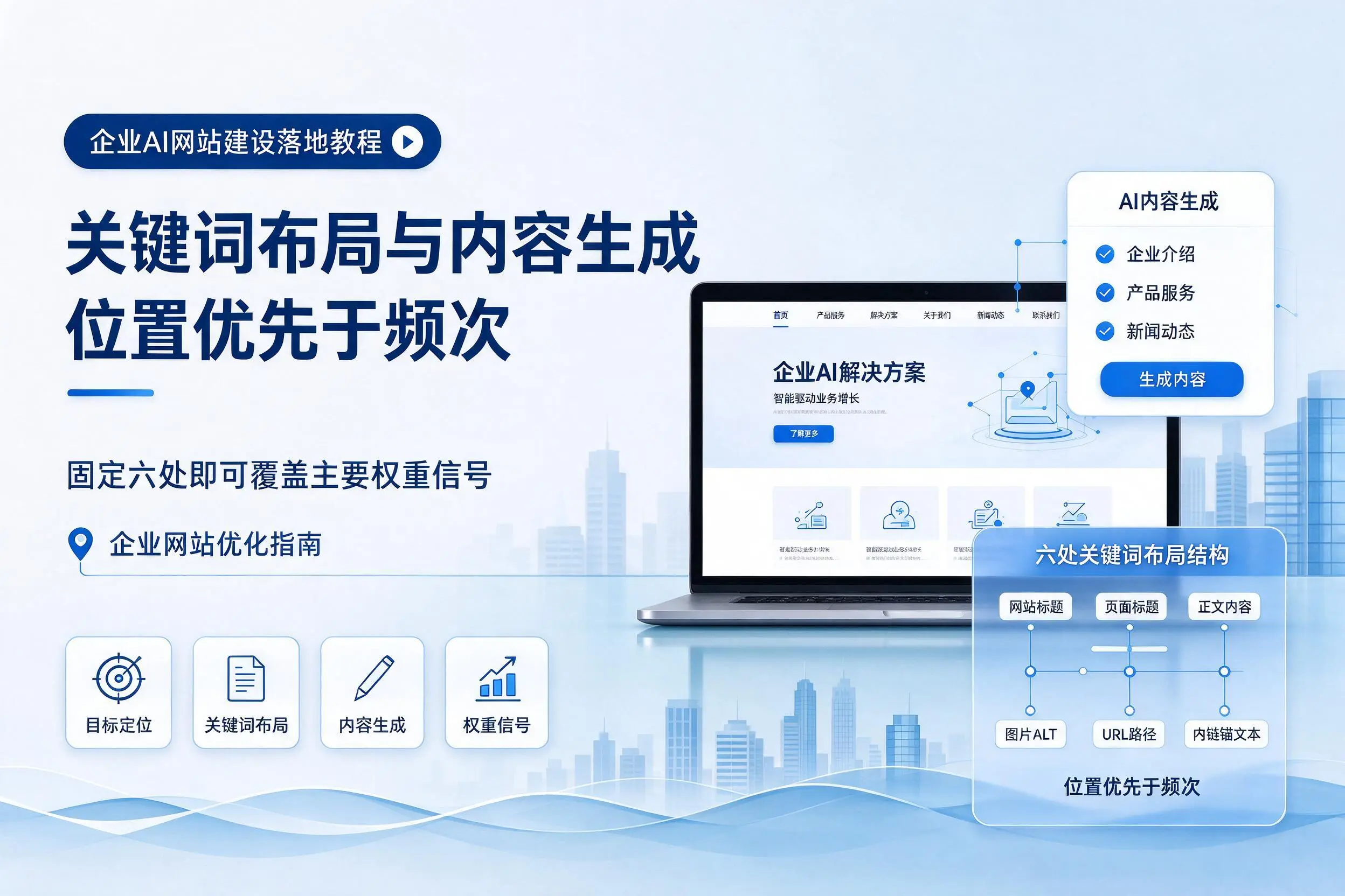 湖州企业AI网站建设落地教程：关键词布局与内容生成