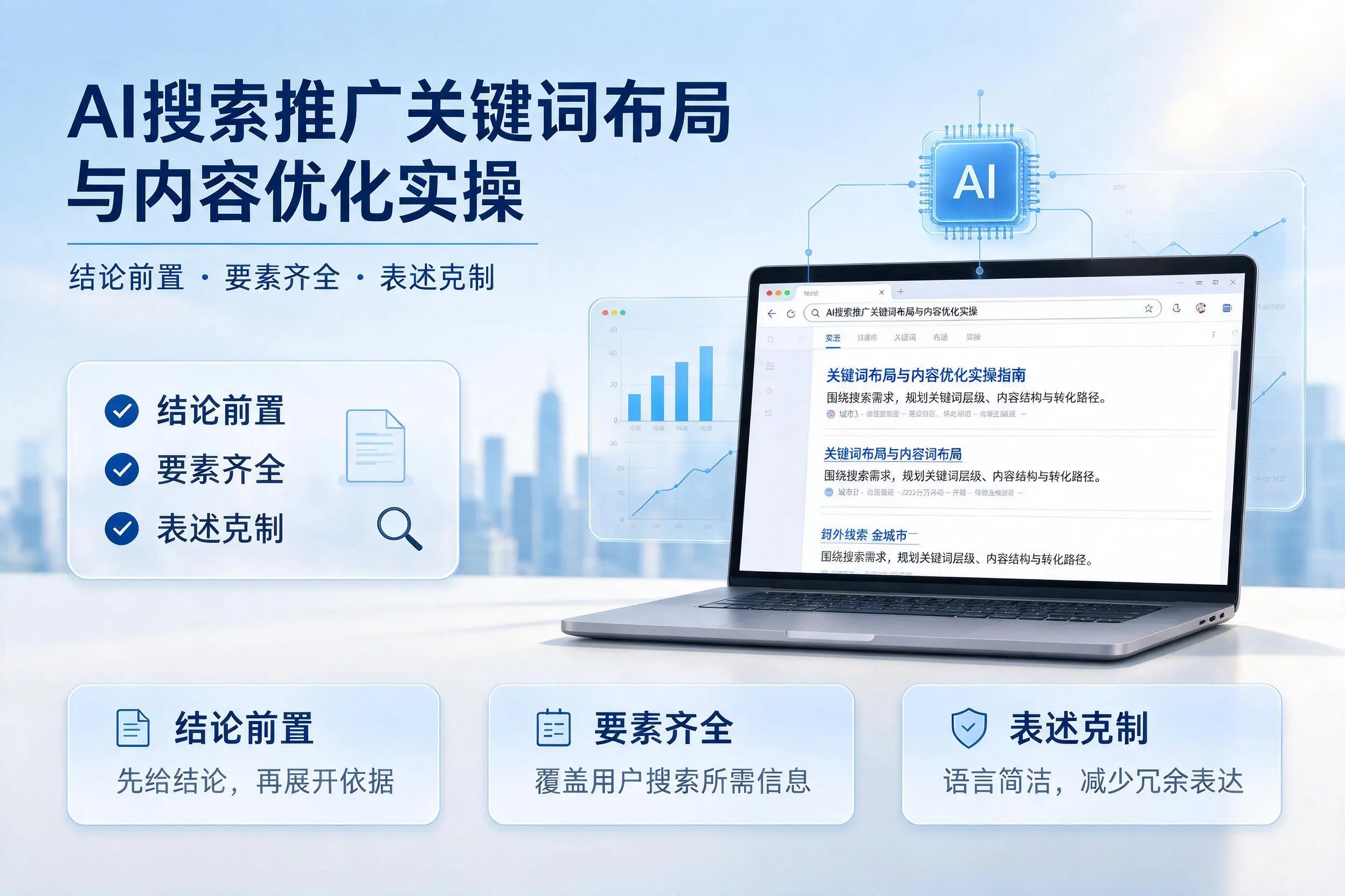 湖州AI搜索推广关键词布局与内容优化实操