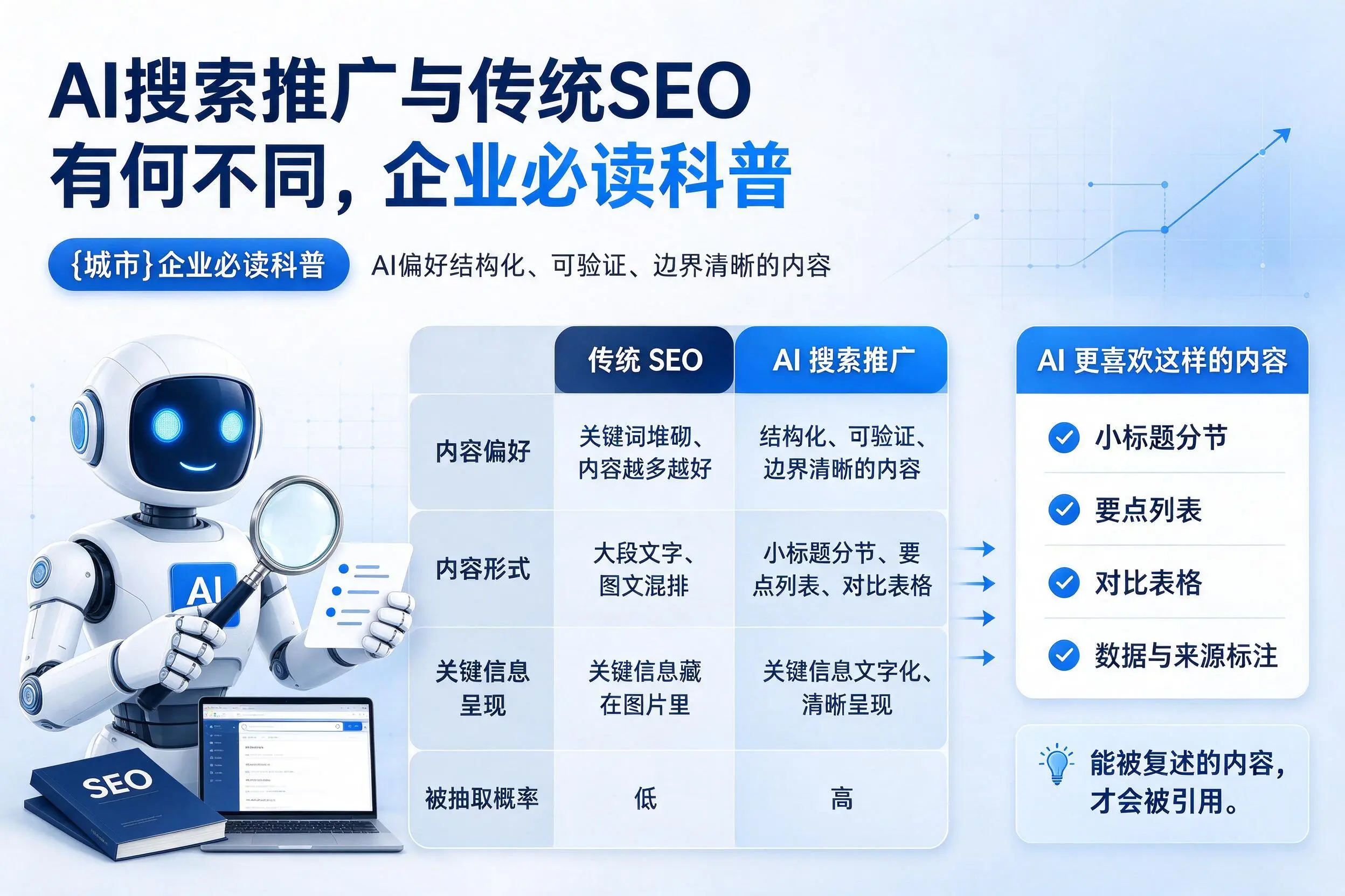 AI搜索推广与传统SEO有何不同,湖州企业必读科普