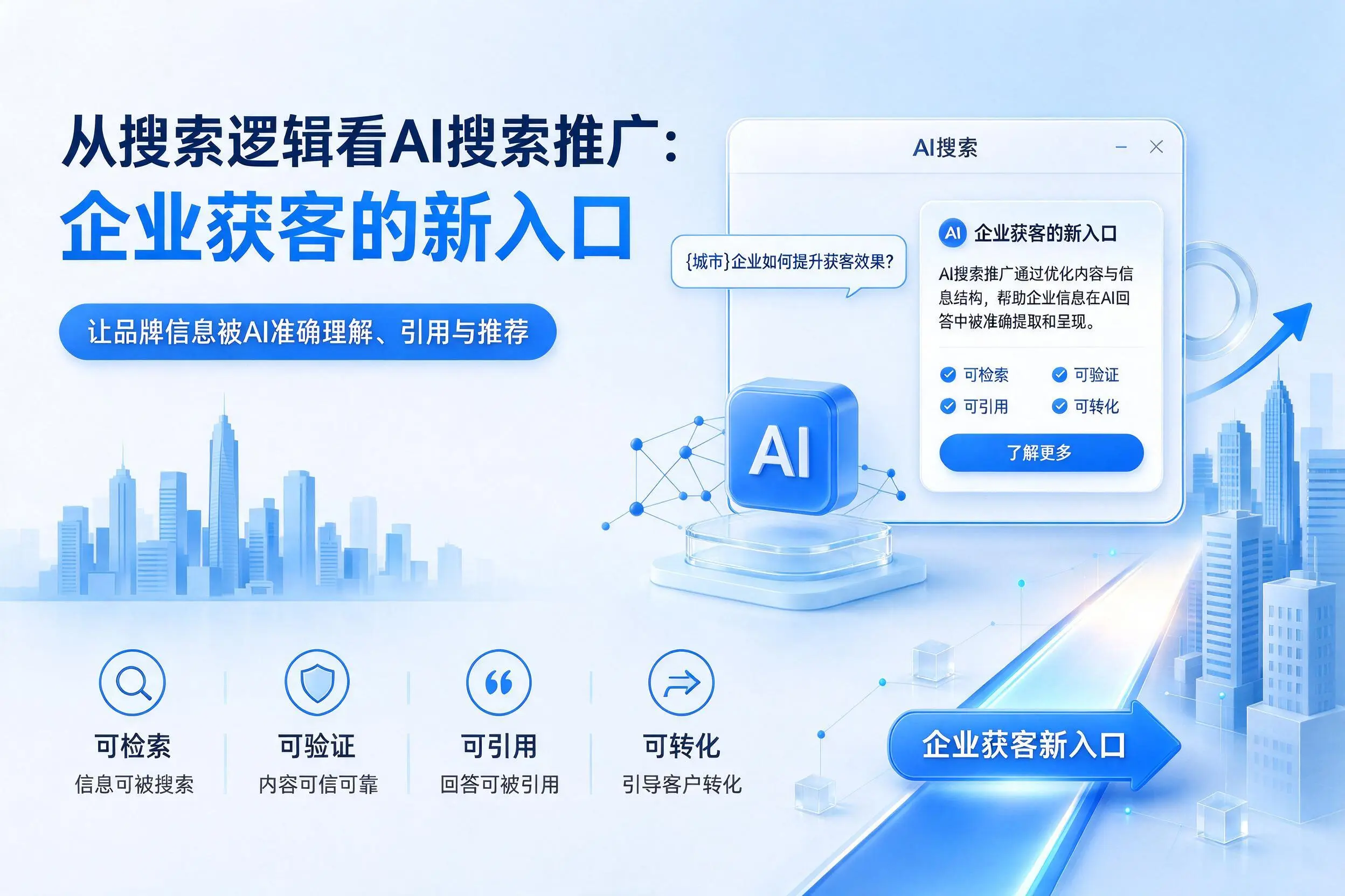 从搜索逻辑看AI搜索推广：湖州企业获客的新入口